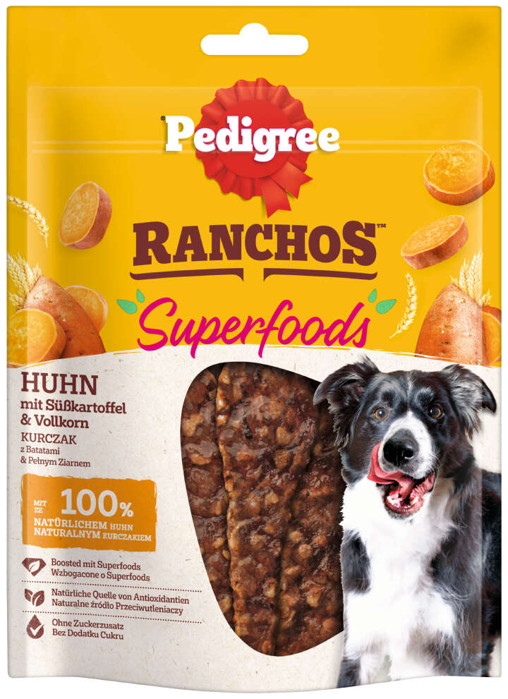 Pedigree Hundeleckerli Ranchos Superfoods Huhn
